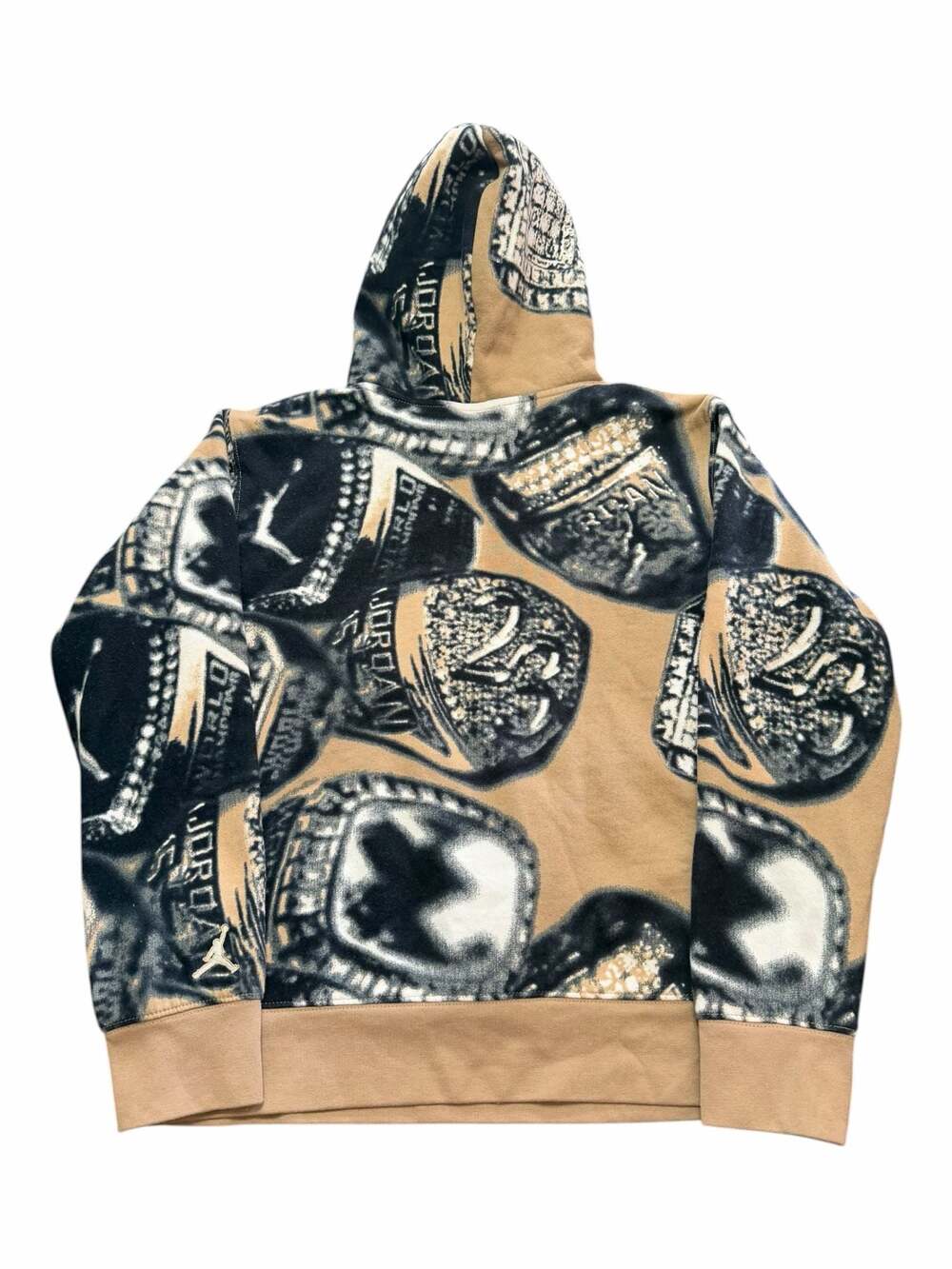 Jordan Boys XL Championship Rings All Over Print Fleece Hoodie